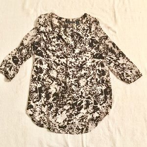 Black and White blouse